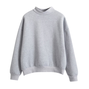 Crew Neck Grey Hoodie