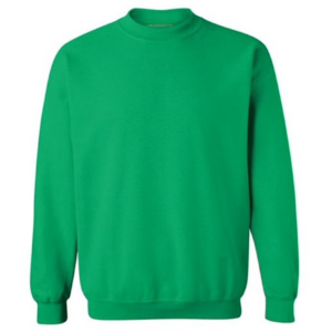 Crew Neck Green Hoodie